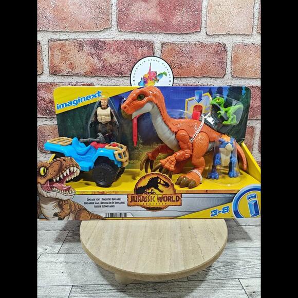 Mattel | Toys | Imaginext Jurassic World Therizinosaurus Compy Dracorex ...